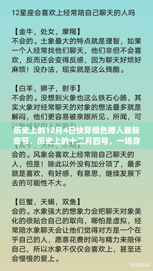 探寻内心的宁静之旅，穿越自然的美丽冒险与历史上的十二月四号最新章节回顾