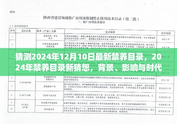 2024年禁养目录新猜想，背景、影响与时代烙印