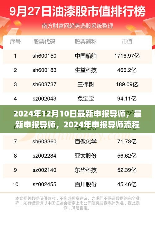 最新申报导师攻略，从入门到进阶，详细步骤指南（适用于初学者与进阶用户，2024年申报导师流程全解析）