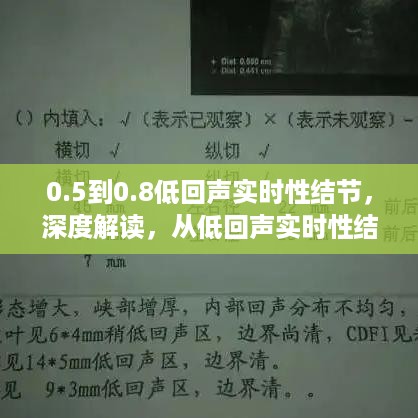 深度解读，0.5到0.8cm低回声实时性结节揭示健康隐患的医学解读