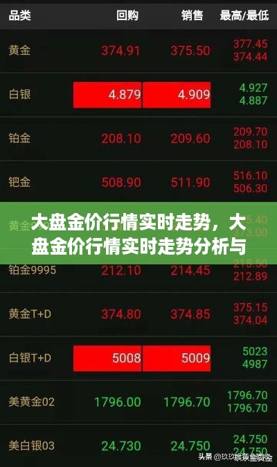 大盘金价实时走势分析与预测