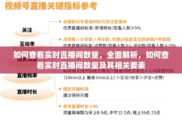 全面解析，如何查看实时直播间数量及其相关要素与操作指南