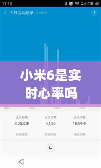 小米6实时心率监测功能解析，技术特点与健康应用探究