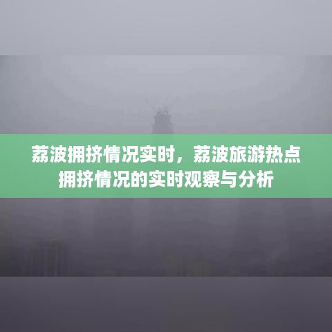 荔波旅游热点拥挤实时观察与分析