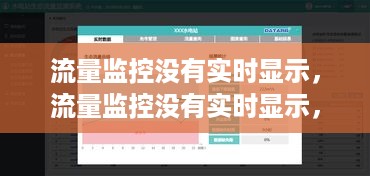 流量监控未实时显示，问题解析与解决方案