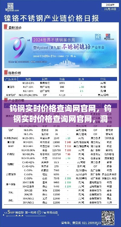 钨钢实时价格查询网官网，洞悉市场动态，便捷查询钨钢价格走势