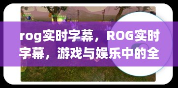 ROG实时字幕，游戏娱乐中的全新交互体验之旅