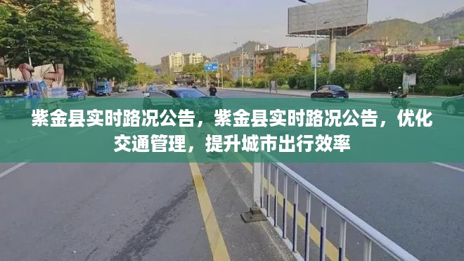 紫金县实时路况公告，优化交通管理，提高城市出行效率