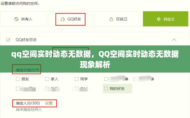 QQ空间实时动态无数据现象解析及解决方案