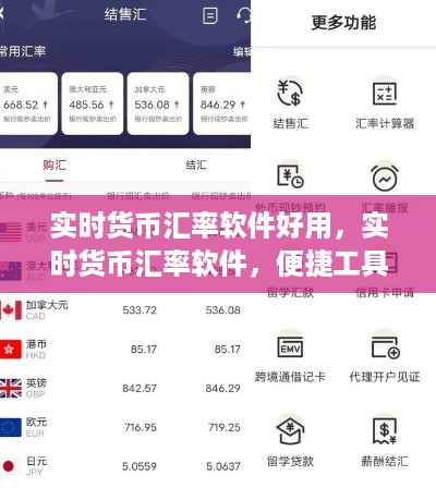 实时货币汇率软件，便捷工具的优势与应用体验及其实用性探讨