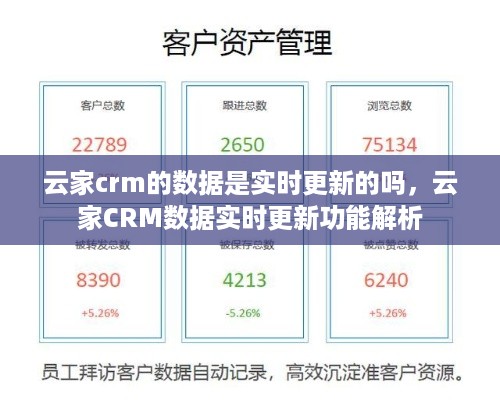 云家CRM数据实时更新功能详解，实时更新能力解析与探讨