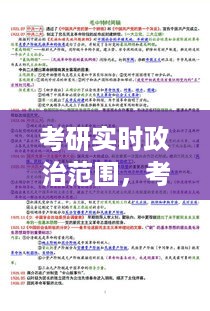 考研实时政治范围解读及策略分析