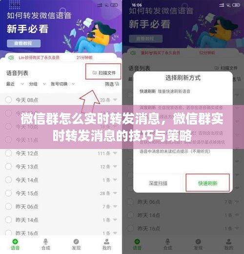 微信群实时消息转发技巧与策略，实现群内消息实时转发的方法