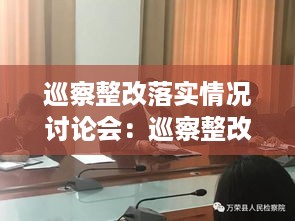 巡察整改落实情况讨论会：巡察整改落实交流发言材料 