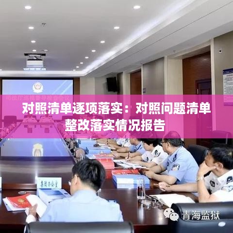 对照清单逐项落实：对照问题清单整改落实情况报告 