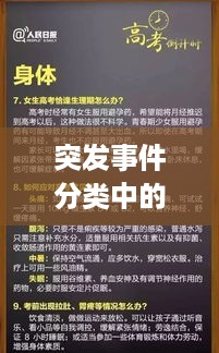 突发事件分类中的特别事件，深度解析与应对策略