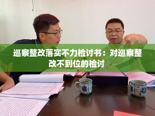 巡察整改落实不力检讨书：对巡察整改不到位的检讨 