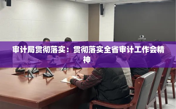 审计局贯彻落实：贯彻落实全省审计工作会精神 