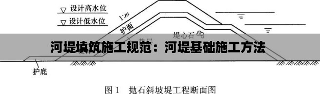 河堤填筑施工规范：河堤基础施工方法 