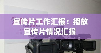 宣传片工作汇报：播放宣传片情况汇报 