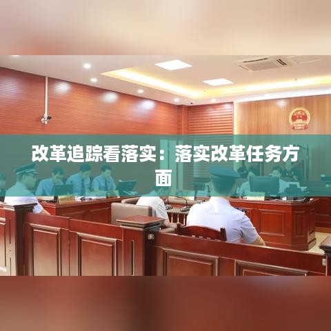 改革追踪看落实：落实改革任务方面 