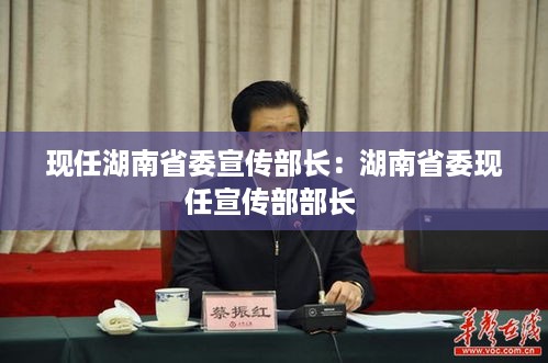 现任湖南省委宣传部长：湖南省委现任宣传部部长 