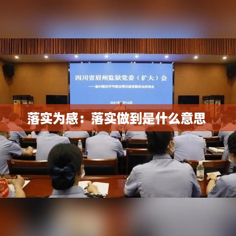 落实为感：落实做到是什么意思 