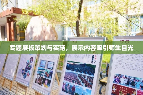 专题展板策划与实施，展示内容吸引师生目光