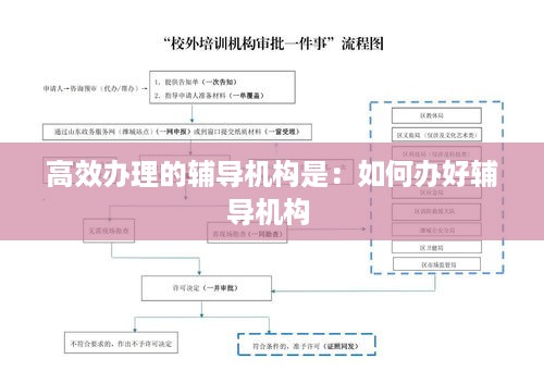 高效办理的辅导机构是：如何办好辅导机构 