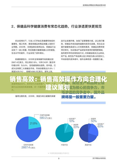 销售高效：销售高效操作方向合理化建议策划 