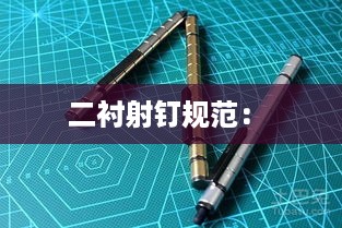 二衬射钉规范： 