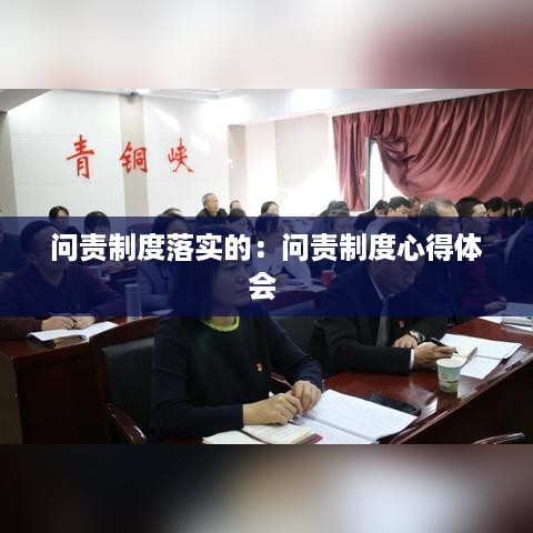 问责制度落实的：问责制度心得体会 