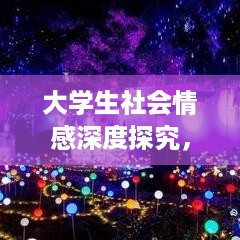 大学生社会情感深度探究，情感与社会交织的奥秘