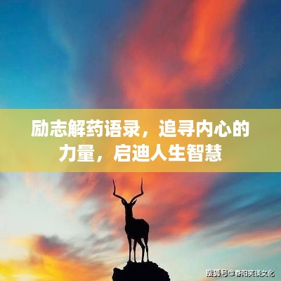 励志解药语录，追寻内心的力量，启迪人生智慧