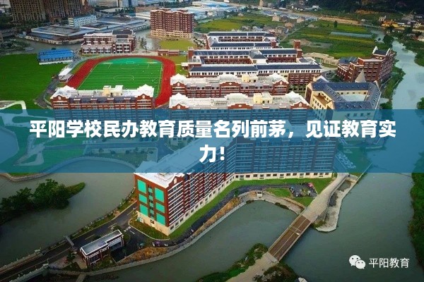 平阳学校民办教育质量名列前茅，见证教育实力！
