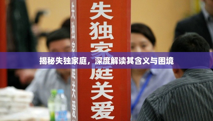 揭秘失独家庭，深度解读其含义与困境