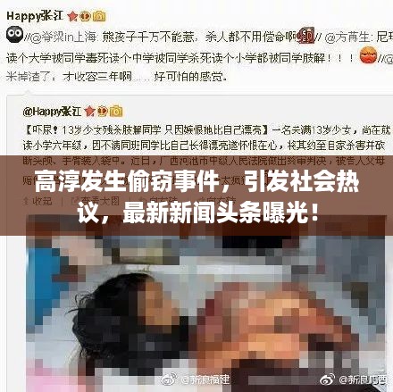 高淳发生偷窃事件，引发社会热议，最新新闻头条曝光！