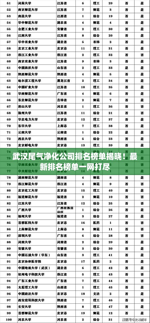 武汉尾气净化公司排名榜单揭晓！最新排名榜单一网打尽