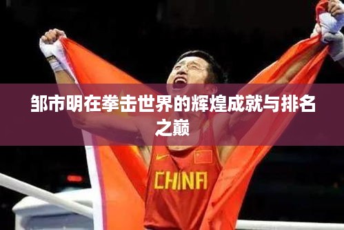 邹市明在拳击世界的辉煌成就与排名之巅