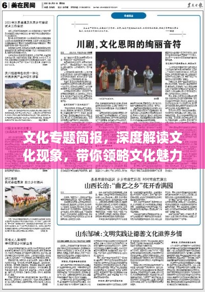 文化专题简报，深度解读文化现象，带你领略文化魅力