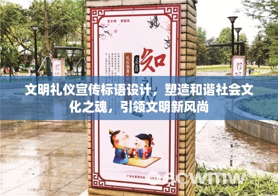文明礼仪宣传标语设计，塑造和谐社会文化之魂，引领文明新风尚