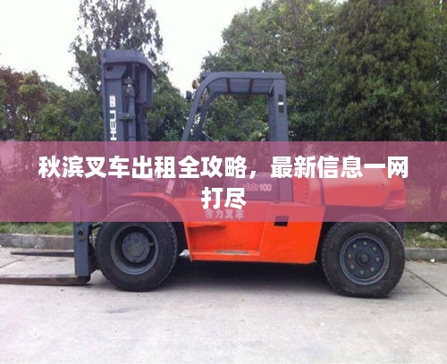 秋滨叉车出租全攻略，最新信息一网打尽