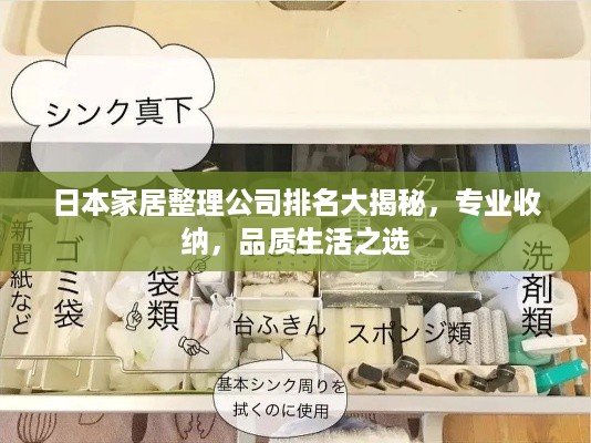 日本家居整理公司排名大揭秘，专业收纳，品质生活之选