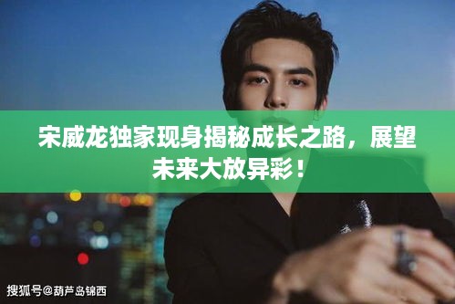 宋威龙独家现身揭秘成长之路，展望未来大放异彩！