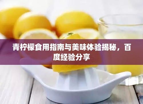 青柠檬食用指南与美味体验揭秘，百度经验分享