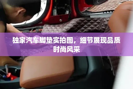 独家汽车脚垫实拍图，细节展现品质时尚风采